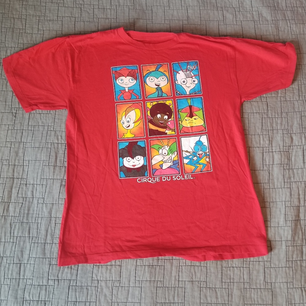 Red Cirque Du Soleil shirt
